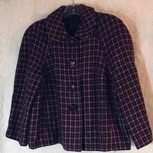 Briggs New York Tweed Jacket Size 10